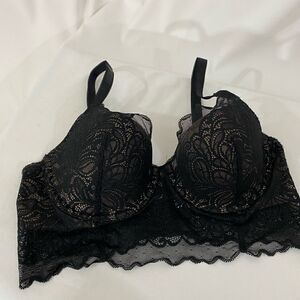 B Tempt’d Black Lace Underwire Bra